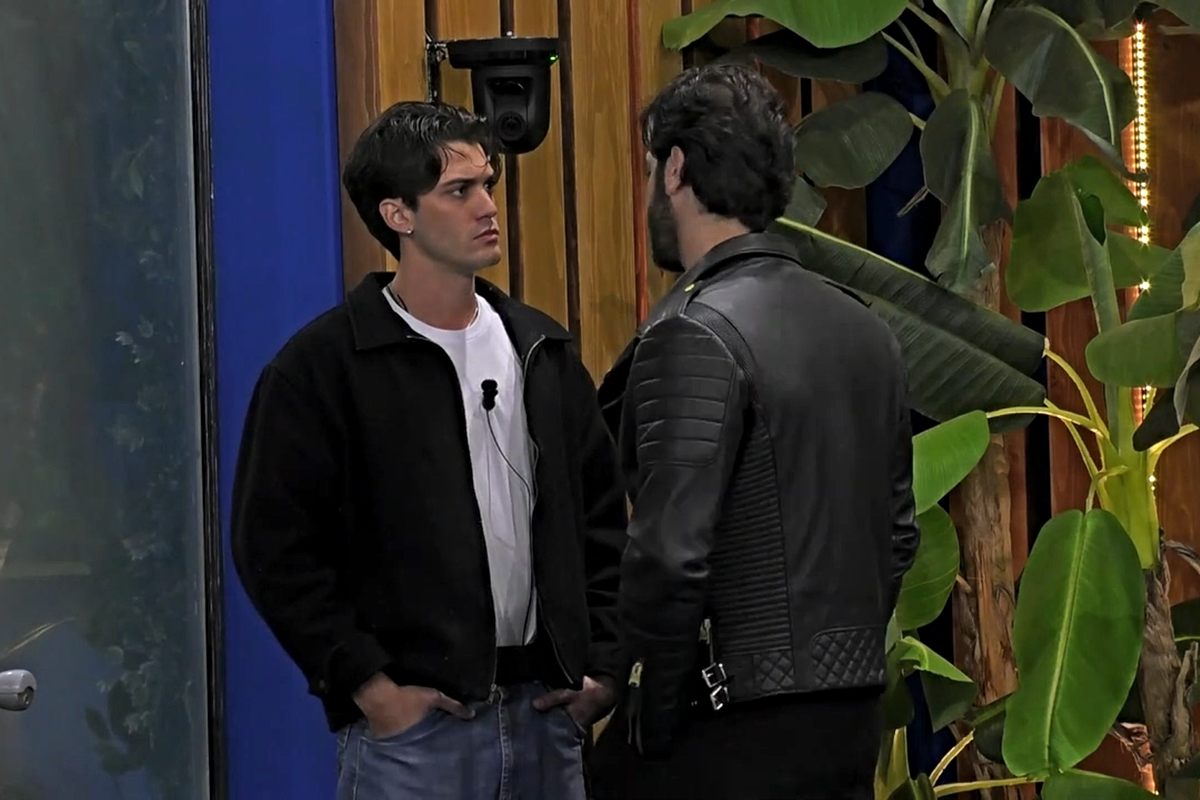 Omer Elomari accusa Jonas Pepe di strategia (Screen Mediaset Infinity)