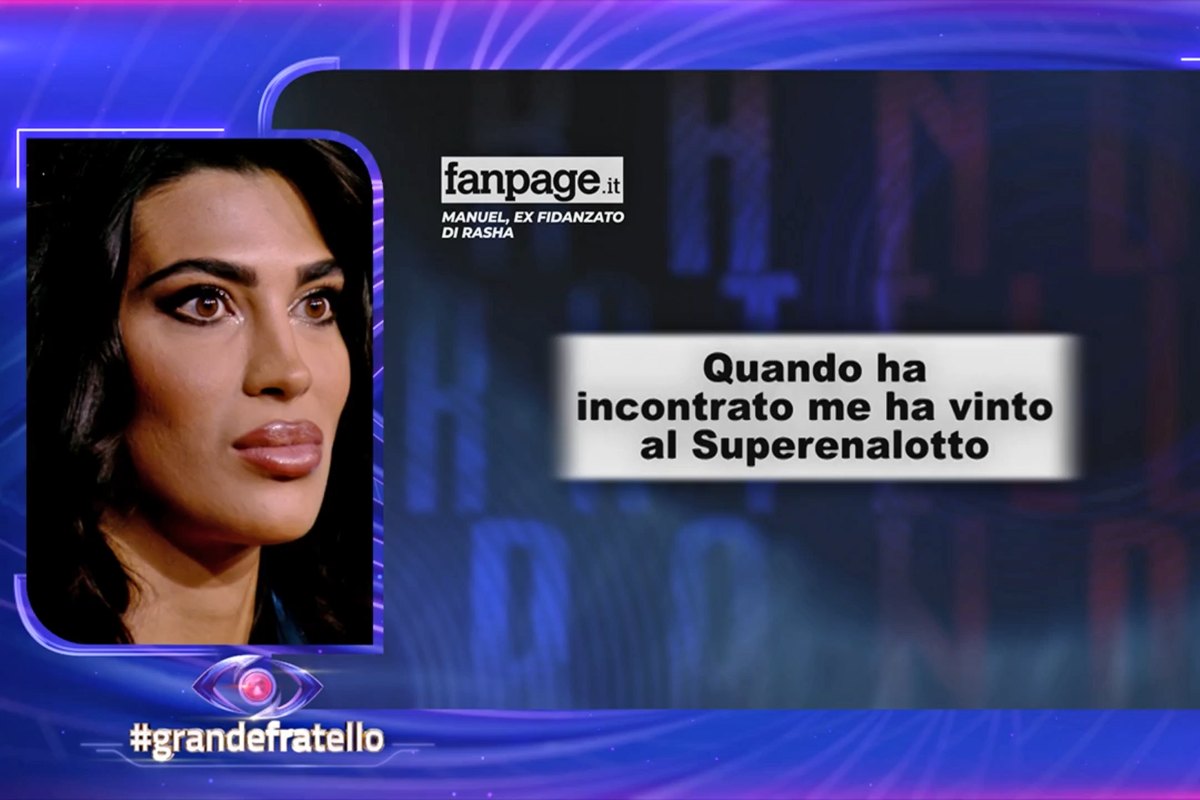 Grande Fratello 2025, Rasha contro l'ex fidanzato (Screen Mediaset Infinity)