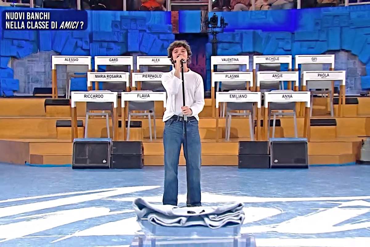 Amici 25 Lorenzo Salvetti convince tutti (Screen Witty Tv)