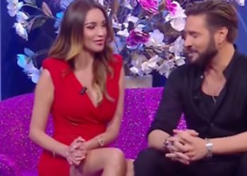 delia duran e alex belli figlio