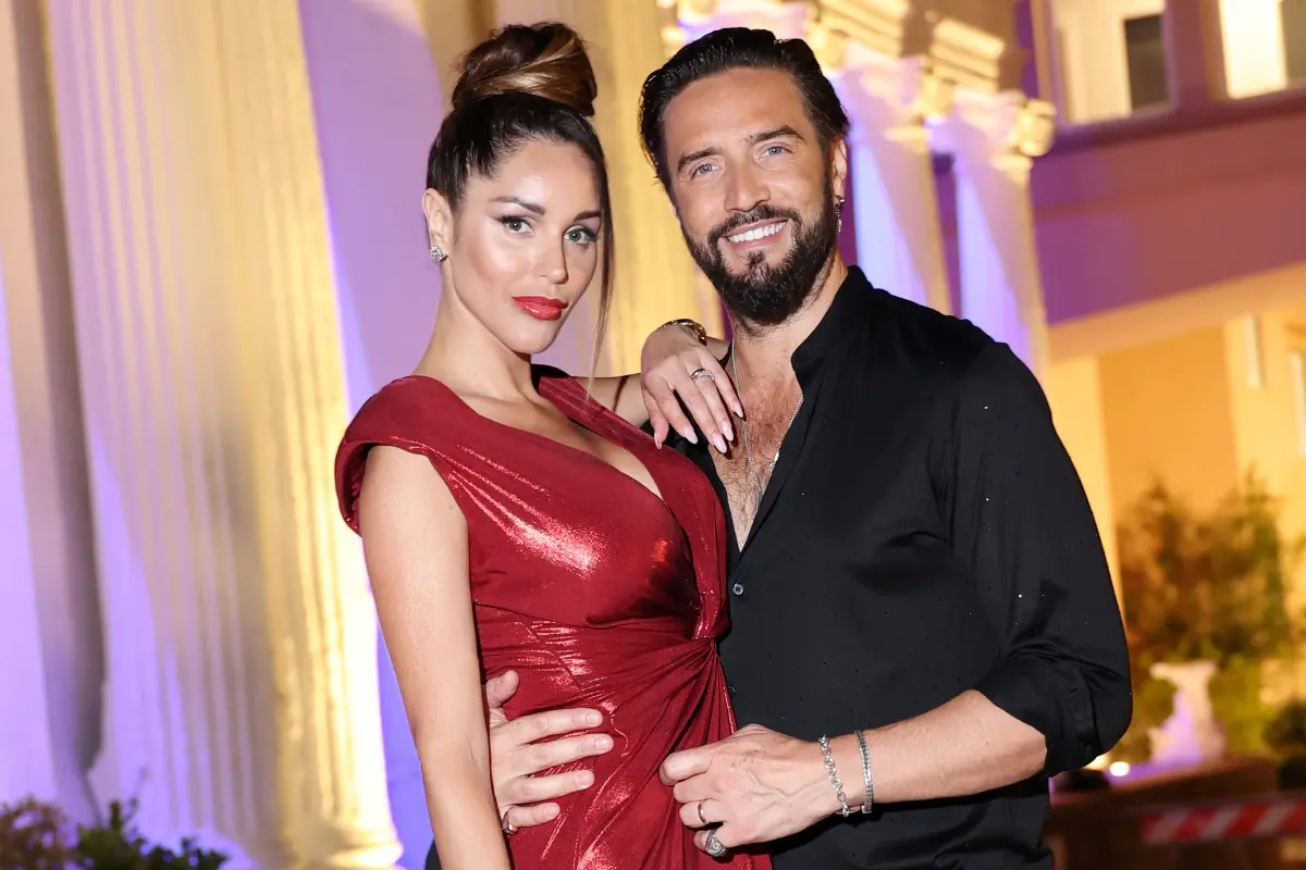 delia duran e alex belli figlio