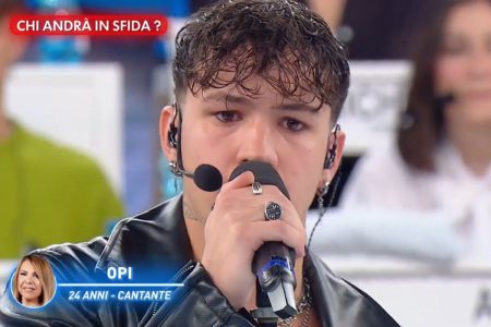 Opi ad Amici 25 (Foto: screen Mediaset Infinity)