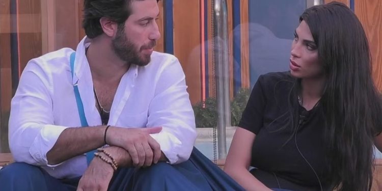 Omer e Rasha al Grande Fratello 2025 (Foto: screen Mediaset Infinity)