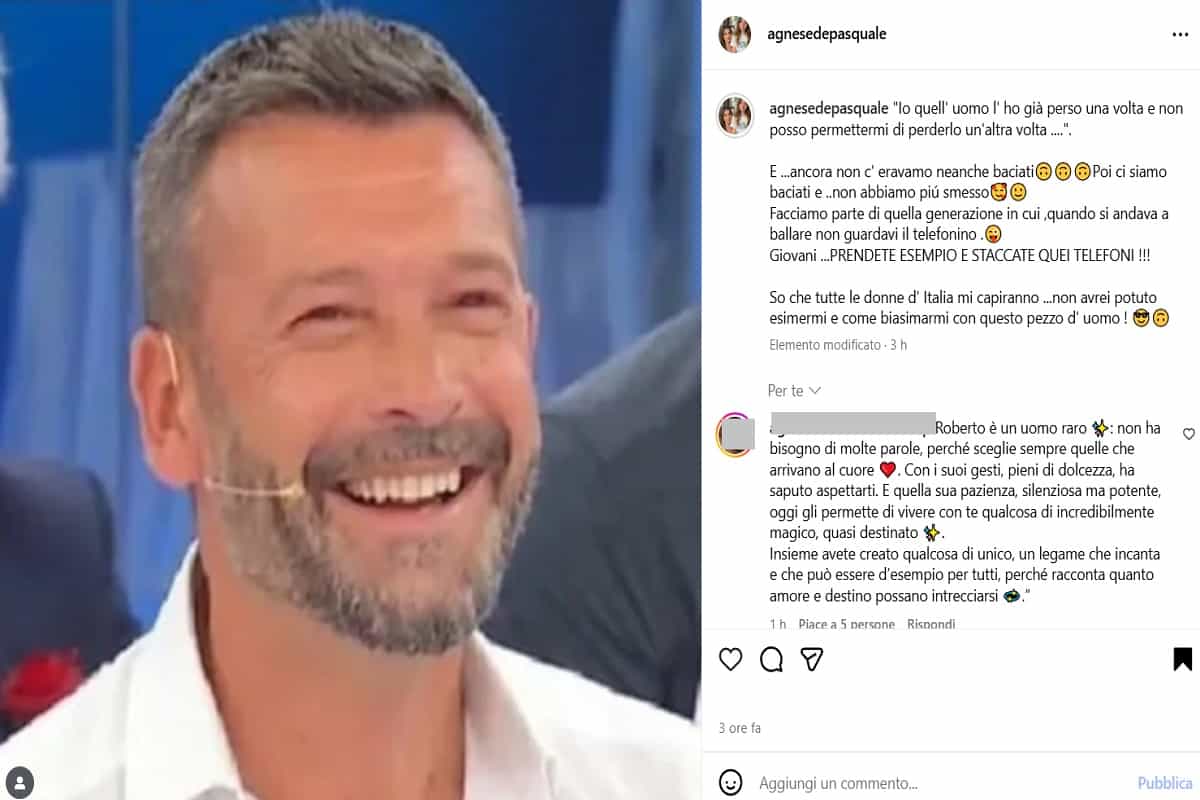 agnese de pasquale, dedica a roberto priolo