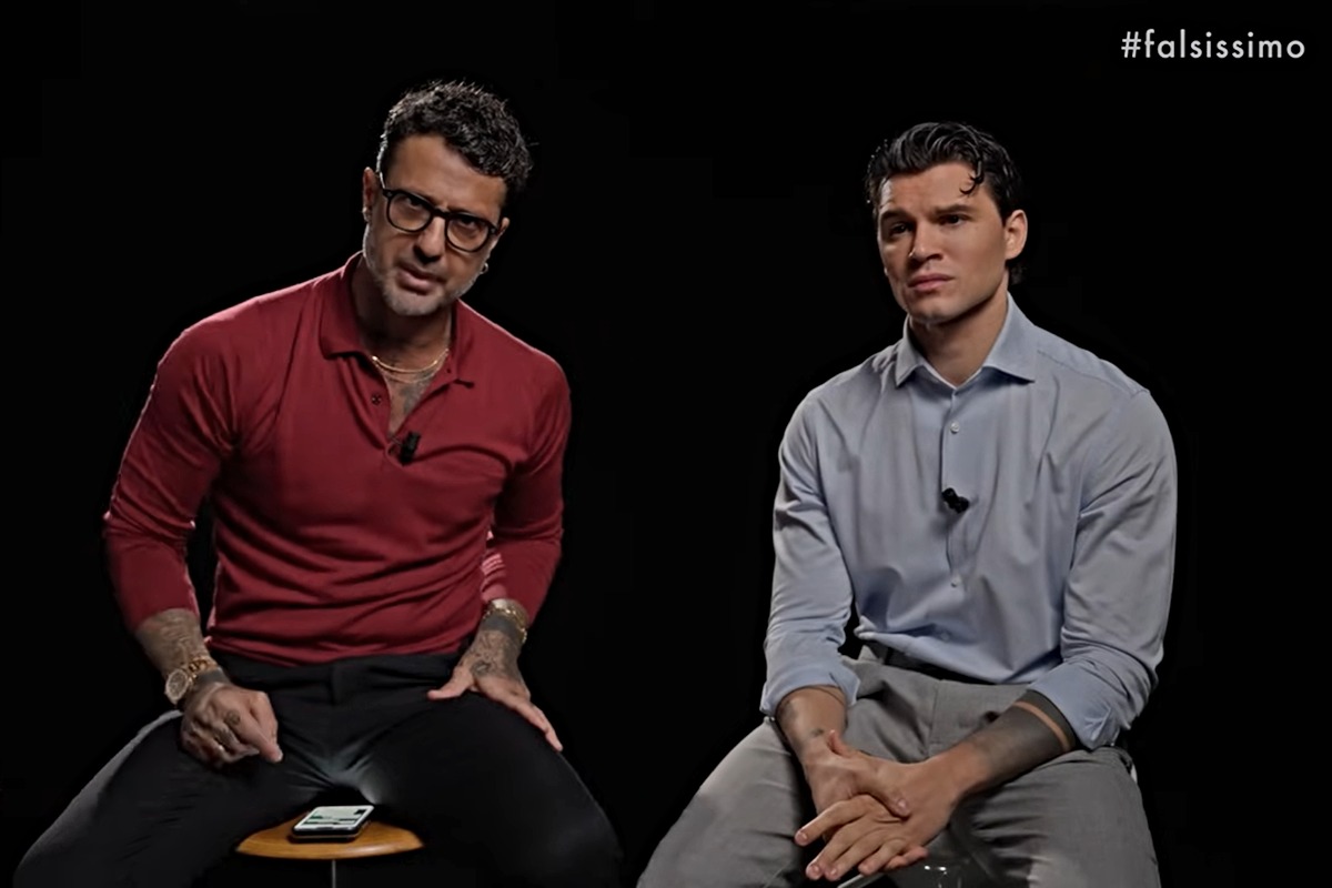 Fabrizio Corona chiede scusa ad Antonio Medugno e Pierpaolo Pretelli (Screen Youtube)