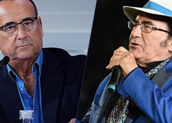 Carlo Conti e Al Bano Sanremo