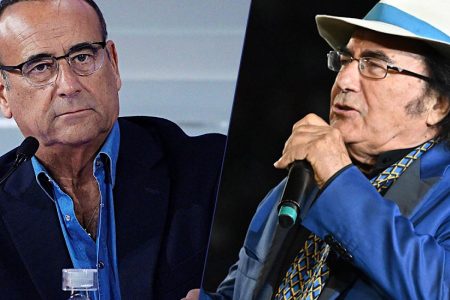 Carlo Conti e Al Bano Sanremo