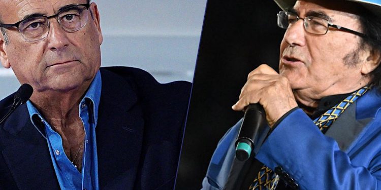 Carlo Conti e Al Bano Sanremo