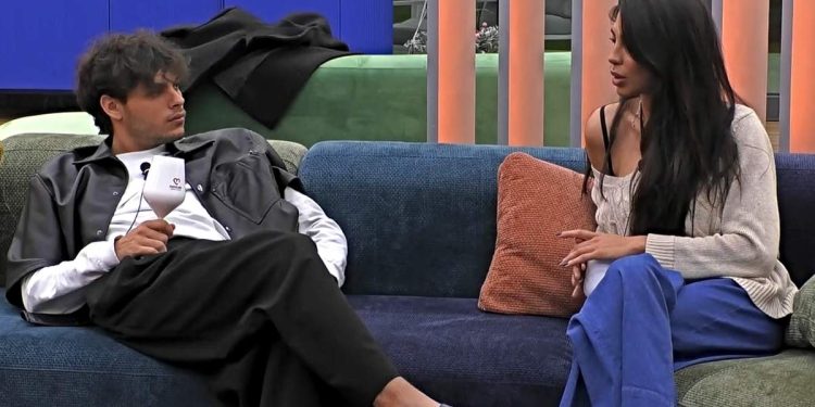 Grande Fratello 2025, Rasha a cuore aperto con Simone (Screen Mediaset Infinity)