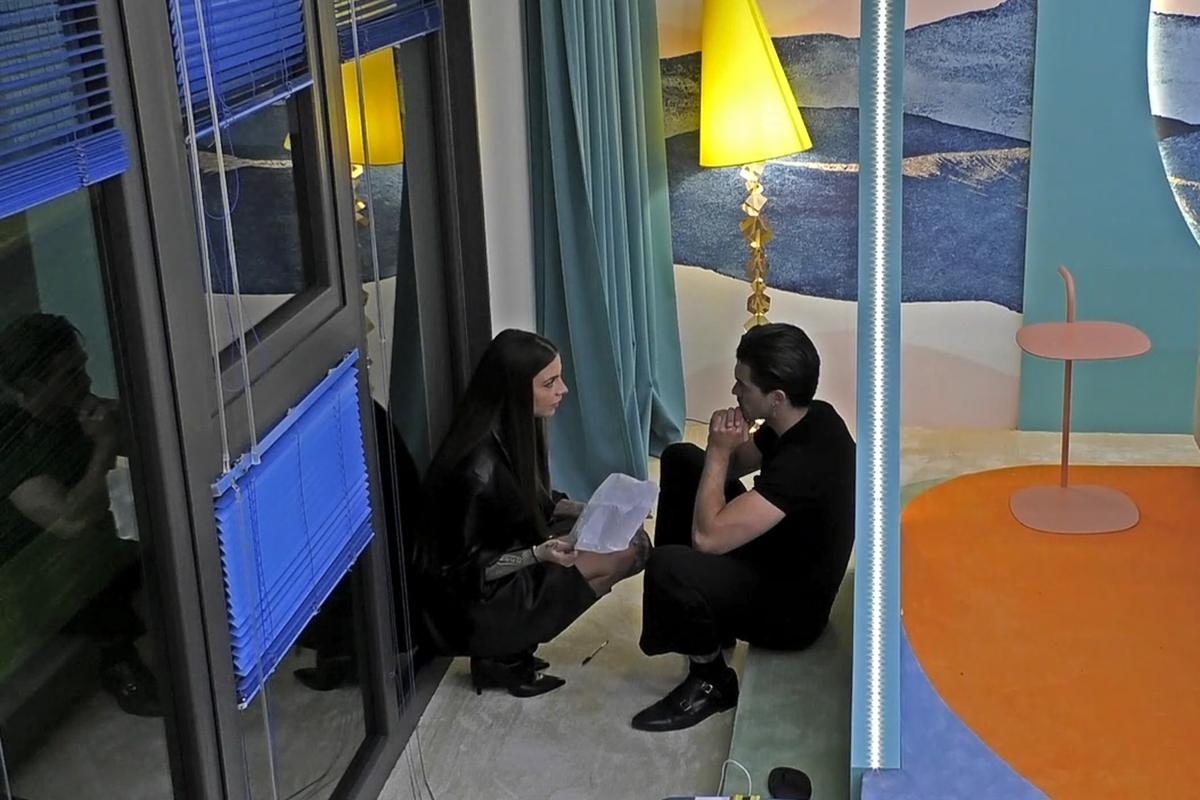 Incomprensioni tra Jonas e Anita al Grande Fratello 2025 (Screen Mediaset Infinity)