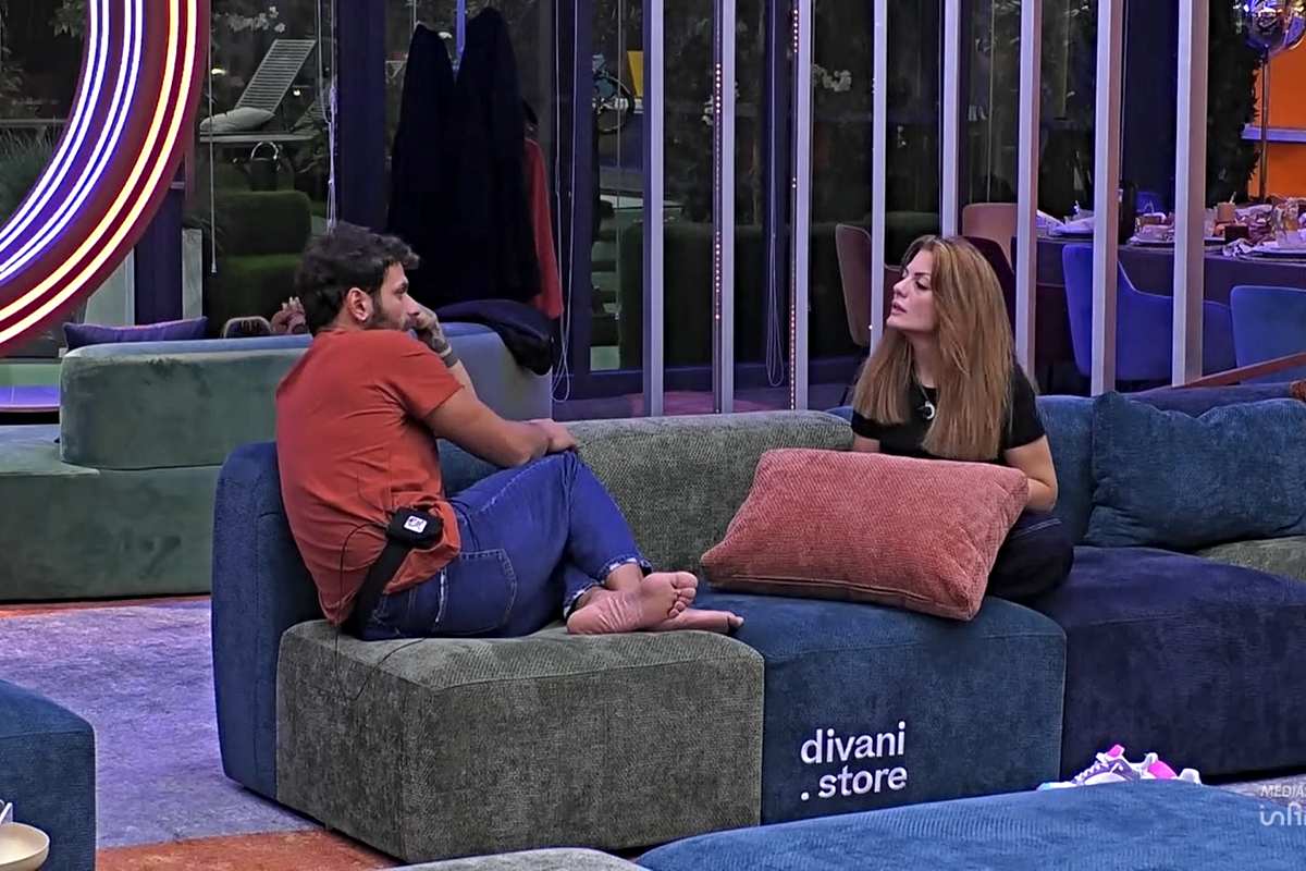 Grande Fratello l'ex di Domenico D'Alterio, Valentina Piscopo delusa (Screen Mediaset Infinity)