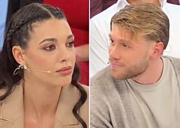 Uomini e Donne, Sara Guadenzi fredda e distaccata con Marco (Collage screen Witty Tv)