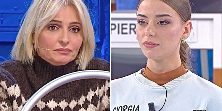 Veronica Peparini elimina Giorgia ad Amici 25 (Collage screen Witty tv)