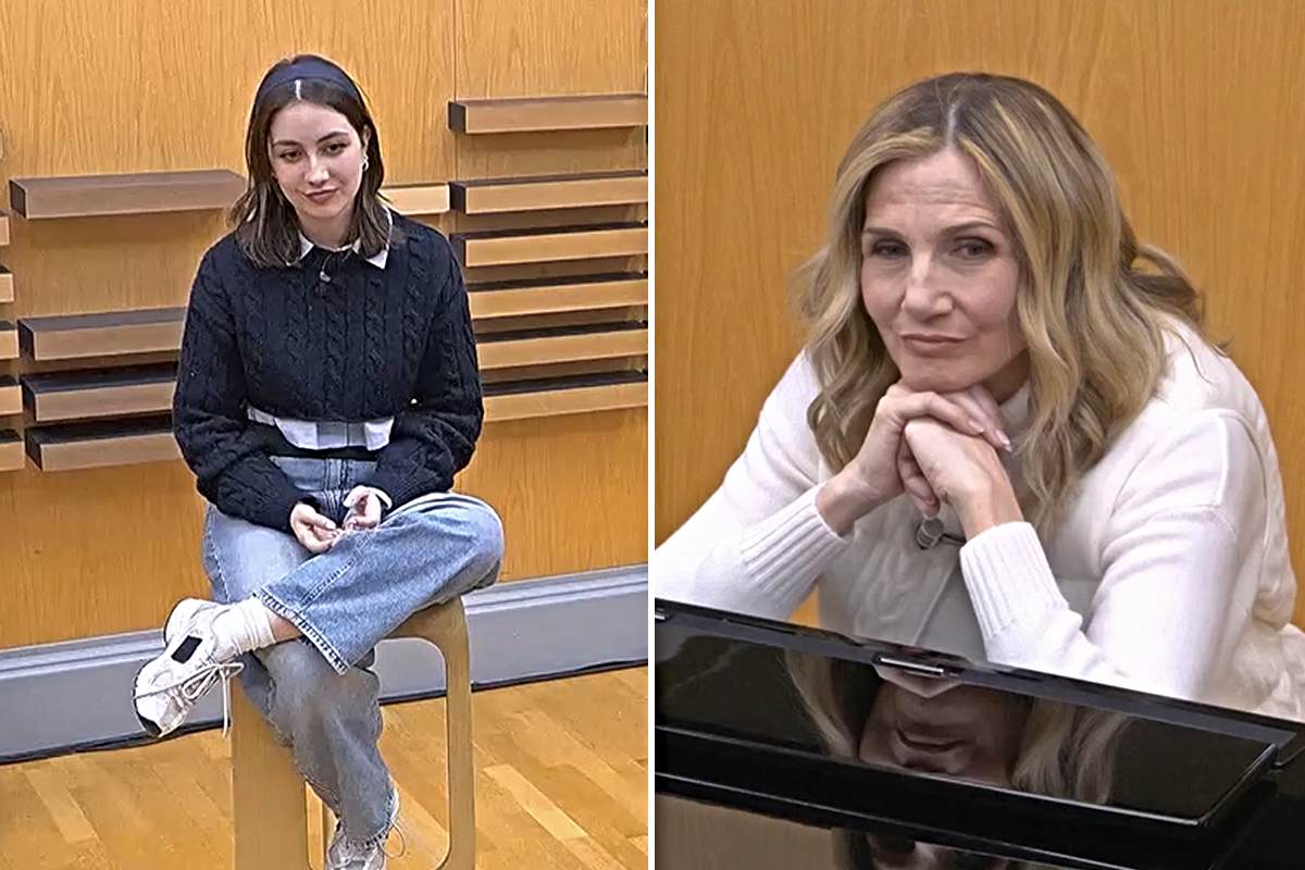 Angie fa una confessione a Lorella Cuccarini ad Amici 25 (Collage screen Witty tv)