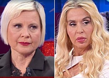 Botta e risposta infuocato tra Antonella Elia e Valeria Marini (Collage screen Raiplay)