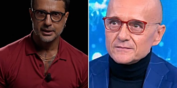 Fabrizio Corona ha nuove prove su Alfonso Signorini (Collage Ig e Mediaset Infinity)
