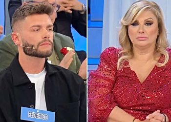 Scontro acceso tra Federico Cotugno e Tina Cipollari (Collage screen Witty Tv)