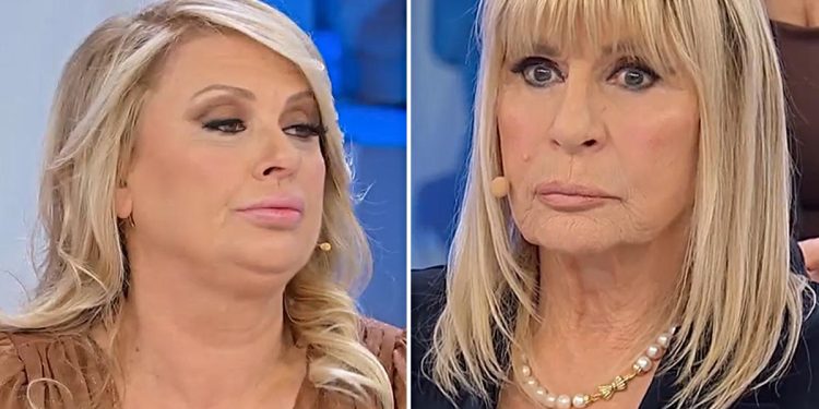 Gemma Galgani fa infuriare Tina a Uomini e Donne (Collage screen Witty Tv)