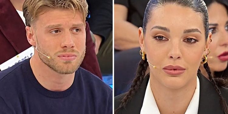 Marco Veneselli non pensa a Sara e abbandona Uomini e Donne (Collage screen Witty Tv)