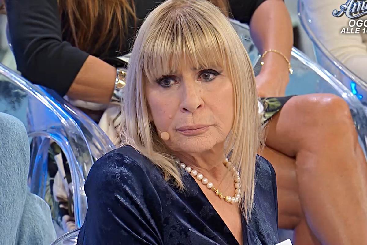 Gemma Galgani umiliata da Mario a Uomini e Donne (Screen Witty Tv)