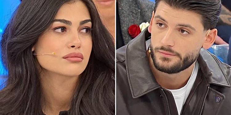 Uomini e Donne, segnalazione su Ciro Solimeno e Alessia (Collage screen Witty Tv)