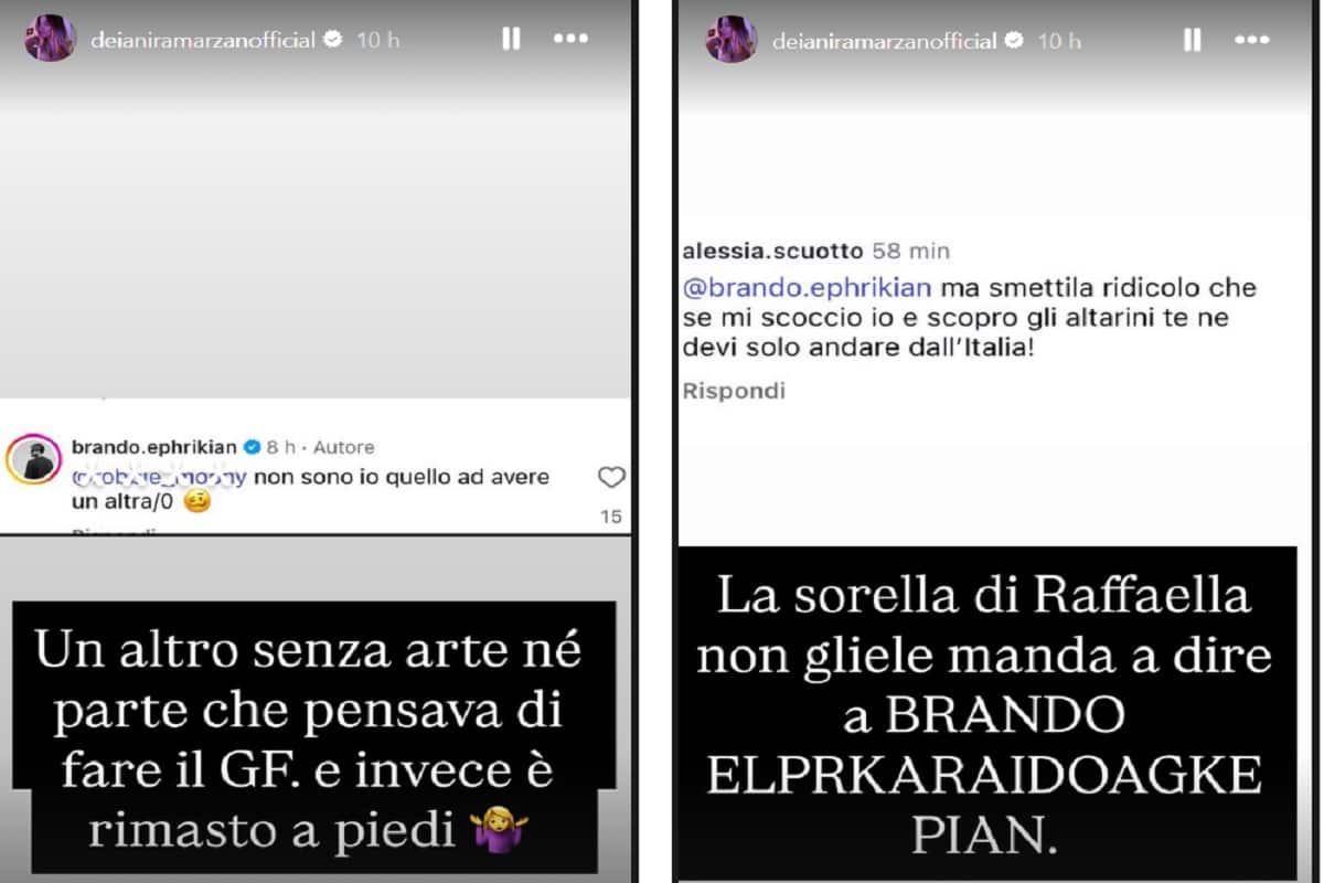 guerra tra brando ephrikian e raffaella scuotto