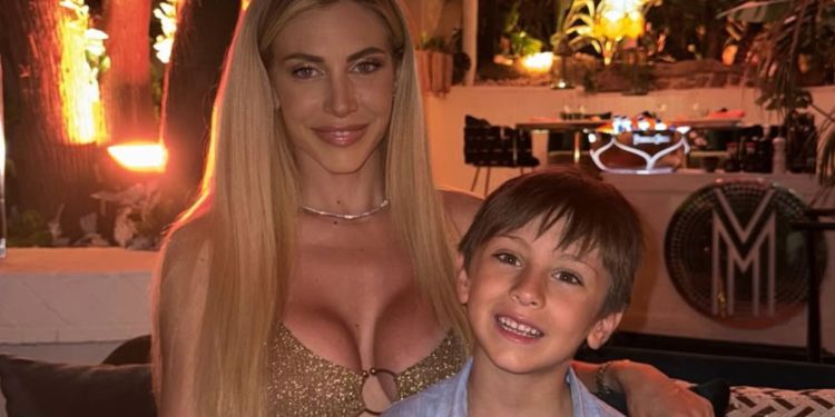 Paola Caruso e il figlio Michele