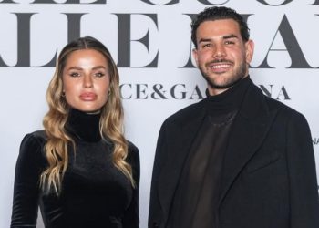 Zoe Cristofoli e Theo Hernandez