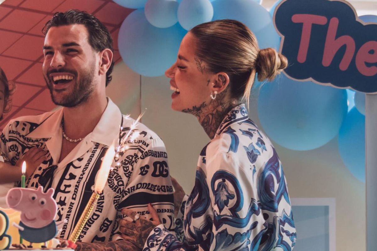 Zoe Cristofoli e Theo Hernandez