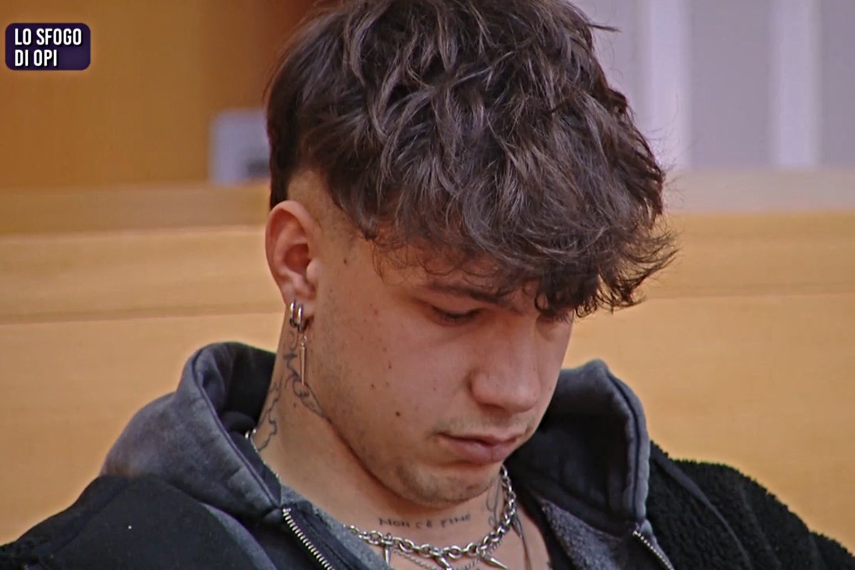 Opi si sfoga ad Amici 25 (Screen Witty Tv)