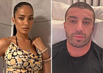 Andrea Iannone vive male la rottura con Elodie (Collage screen Ig)