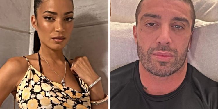 Andrea Iannone vive male la rottura con Elodie (Collage screen Ig)