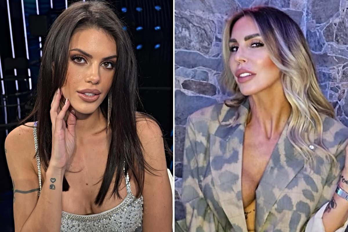 Battibecco social tra Antonella Fiordelisi e Guendalina Canessa (Collage foto Ig)