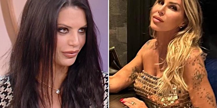 Guendalina Canessa pungente con Antonella Fiordelisi sui social, lei sbotta (Collage screen Raiplay e Ig)