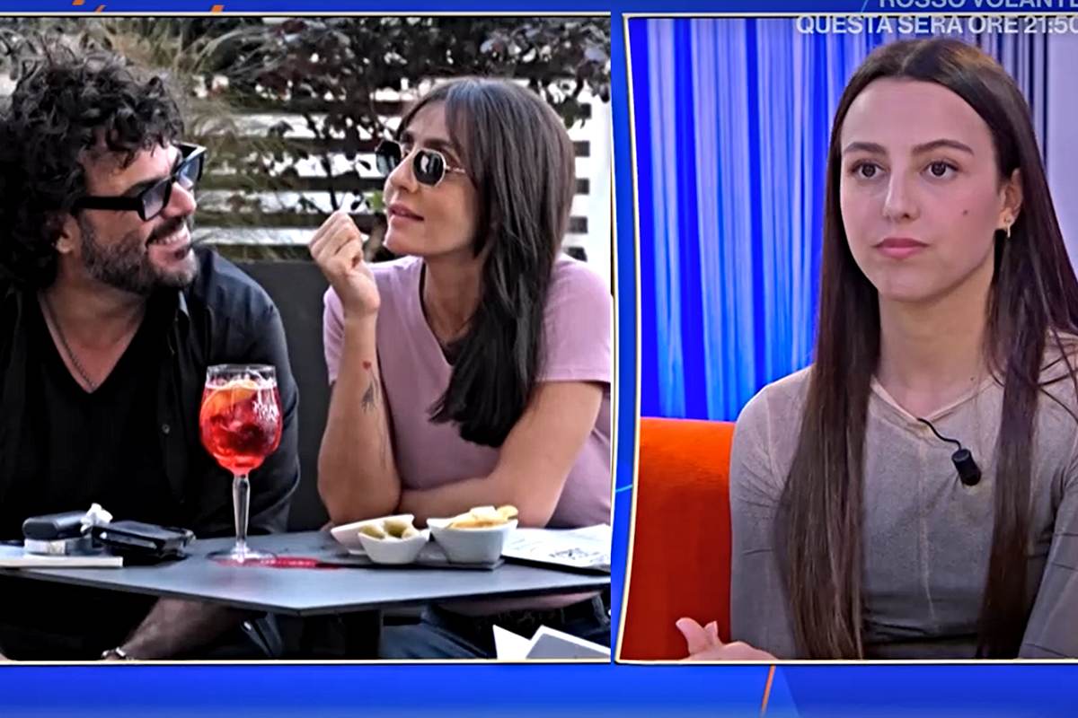 Jolanda Renga parla della separazione dei suoi genitori (Screen Raiplay)