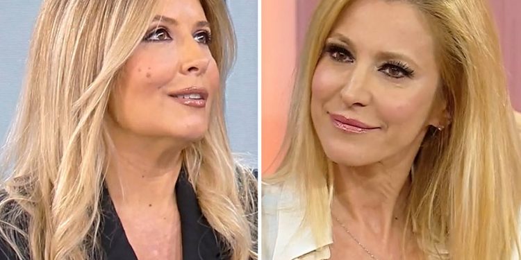 Selvaggia Lucarelli al Grande Fratello Vip, il commento di Adriana Volpe (Collage screen Raiplay)