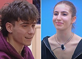 Simone e Giulia hanno avuto una storia d'amore prima di Amici 25 (Collage screen Witty Tv)
