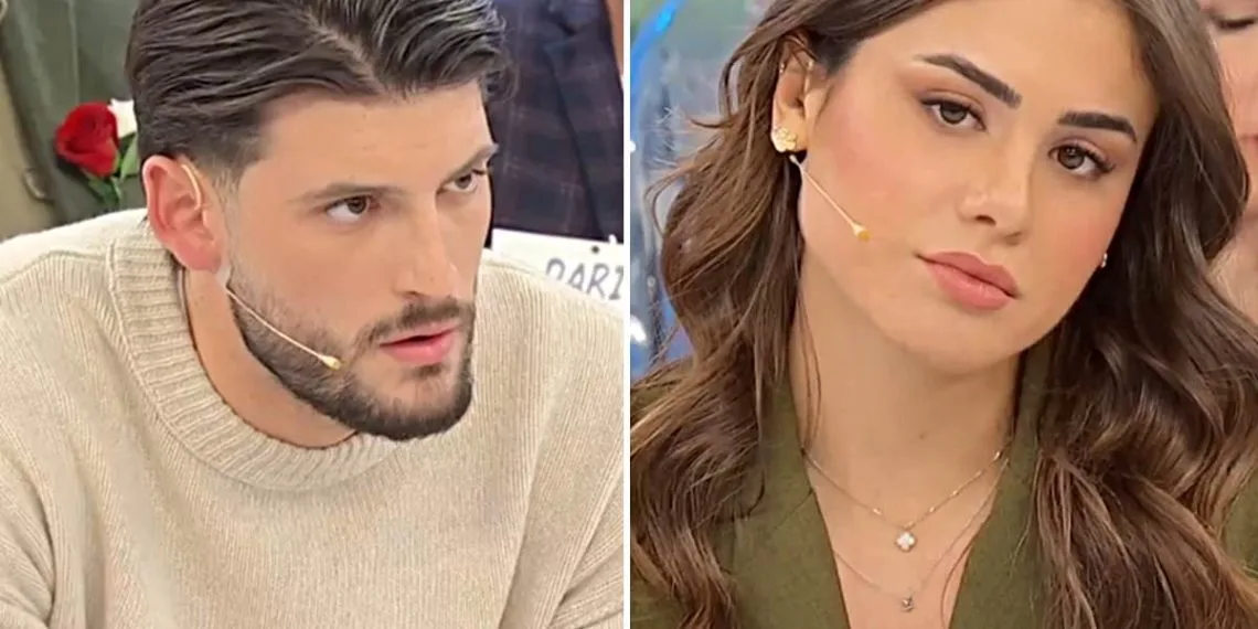 Uomini e Donne, Ciro Solimeno troppo duro con Alessia Antonetti (Collage screen Witty Tv)