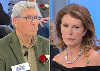 Uomini e Donne, Gianni e Tina attaccano Mario e Cinzia (Collage screen Witty Tv)