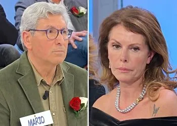 Uomini e Donne, Gianni e Tina attaccano Mario e Cinzia (Collage screen Witty Tv)