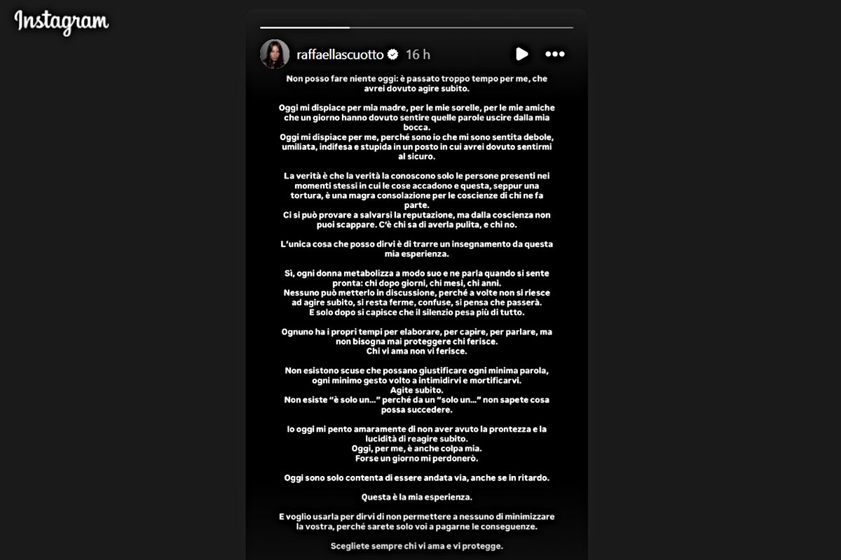 Uomini e Donne, Raffaella Scuotto replica a Brando Brando Ephrikian (Screen Ig stories)