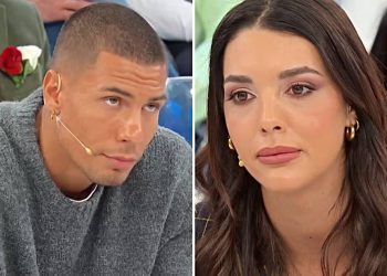 Uomini e Donne, Raien lancia una frecciatina a Sara Guadenzi (Collage screen Witty tv)