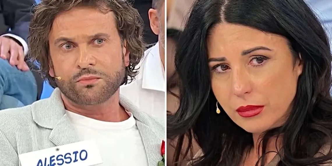 Uomini e Donne, Rosanna sbotta con Giuseppe (Collage screen Witty TV)