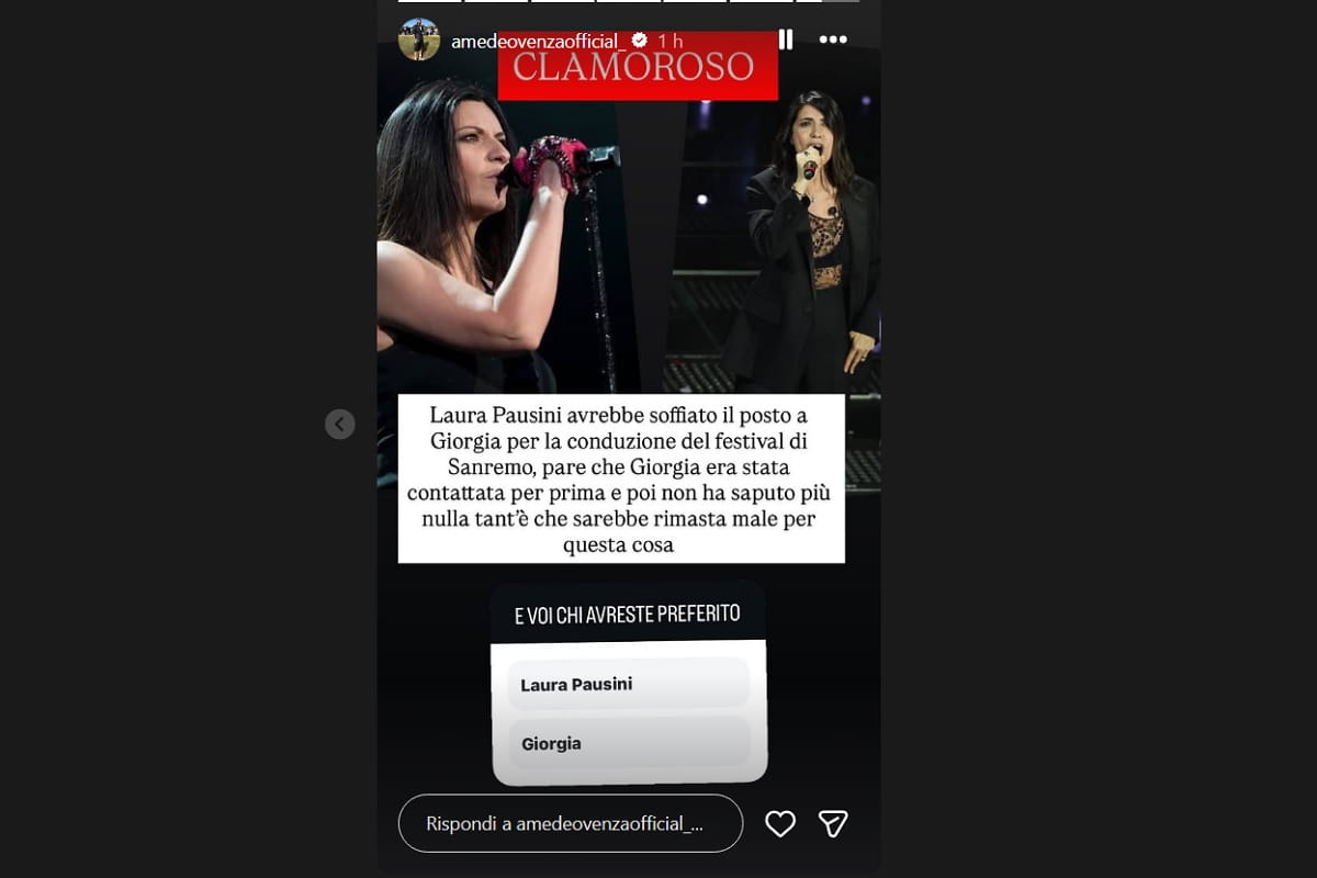sanremo 2026, retroscena su laura pausini e giorgia