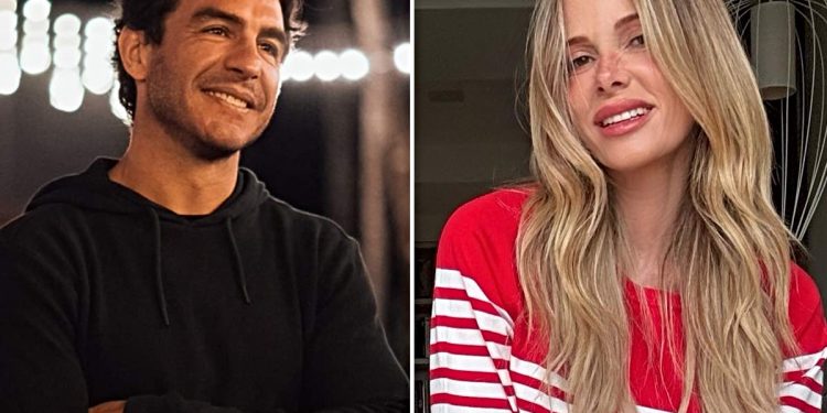 Alessia Marcuzzi ha ritrovato l'amore con Tiago Schietti (Collage foto Ig)