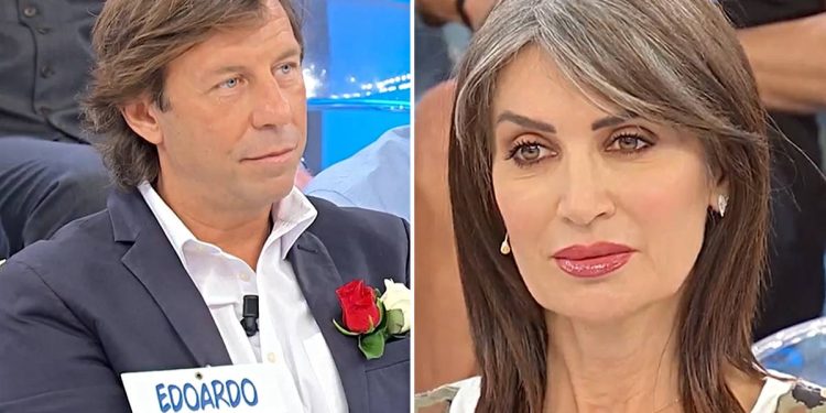 Uomini e Donne, Barbara De Santi accusa Edoardo e lui va via (Collage screen Witty Tv)