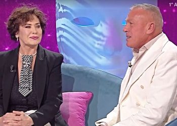 Corinne Clery e il compagno Claudio Gentili si sposano (Screen Raiplay)