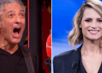 Fiorello Michelle Hunziker collage