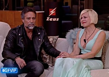 Grande Fratello Vip, Antonella Elia crolla con Pietro Delle Piane (Screen mediaset Infinity)