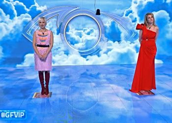 Grande Fratello Vip, è già scontro tra Antonella Elia e Adriana Volpe (Screen Mediaset Infinity)
